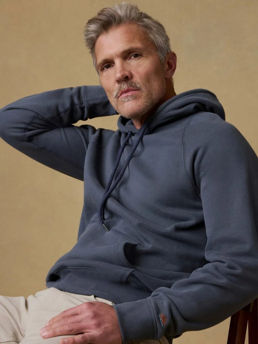 Faherty high standard fleece hoodie NWT